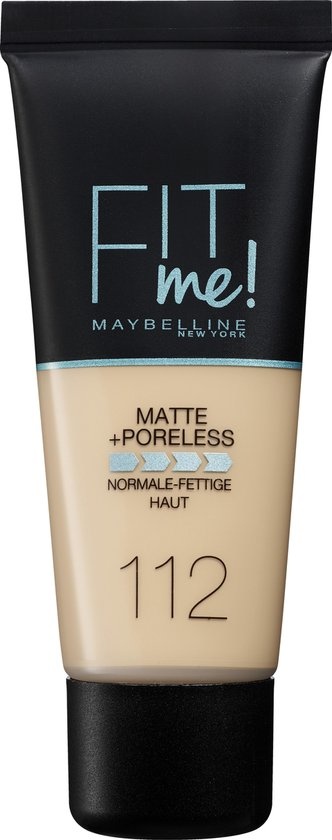 Fond de teint Maybelline Fit Me Matte & Poreless - 112 Soft Beige