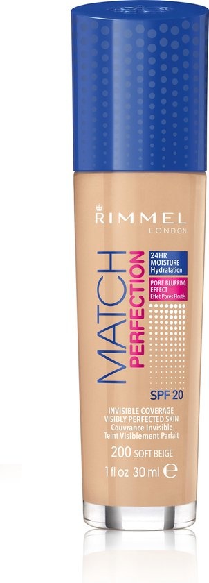 Rimmel London Match Perfection Foundation - Weiches Beige