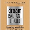 Maybelline Dream Radiant Liquid - 054 Toffee - Foundation Suitable for Dry Skin with Hyaluronic Acid - 30 ml