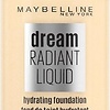 Maybelline Dream Radiant Liquid - 10 Elfenbein - Foundation Geeignet für trockene Haut mit Hyaluronsäure - 30 ml