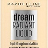Maybelline Dream Radiant Liquid - 10 Ivory - Fond de teint adapté aux peaux sèches avec acide hyaluronique - 30 ml