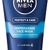 MEN Protect & Care Face Wash Reinigingsgel - 100 ml - Verpakking beschadigd