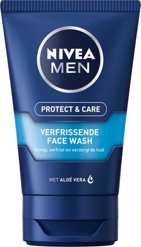 MEN Protect & Care Face Wash Reinigingsgel - 100 ml - Verpakking beschadigd