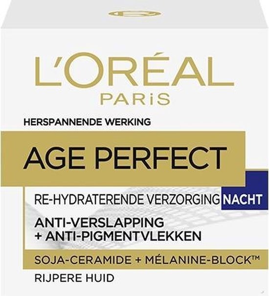 L'Oréal Paris Age Perfect Anti Wrinkle - 50 ml - Crème de nuit