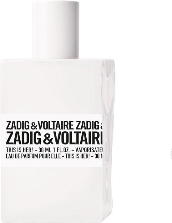 Zadig & Voltaire This Is Her 30 ml - Eau de Parfum - Parfum Femme - Emballage endommagé