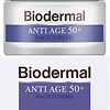 Biodermal Anti Age 50+ - Crème de nuit contre le vieillissement cutané - 50ml