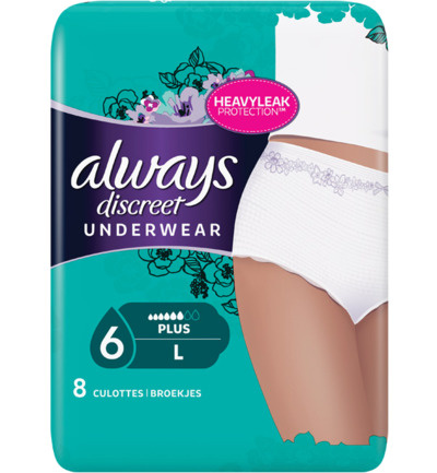 Always Discreet Incontinent Maxi pants L - 8 Pieces - Pantalon d'incontinence