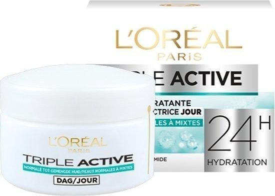L’Oréal Paris Triple Active Dagcrème - 50 ml - Normale tot Gemengde Huid