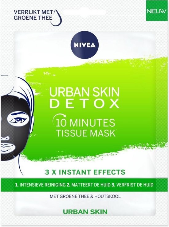 Masque en tissu Nivea Urban Skin Detox