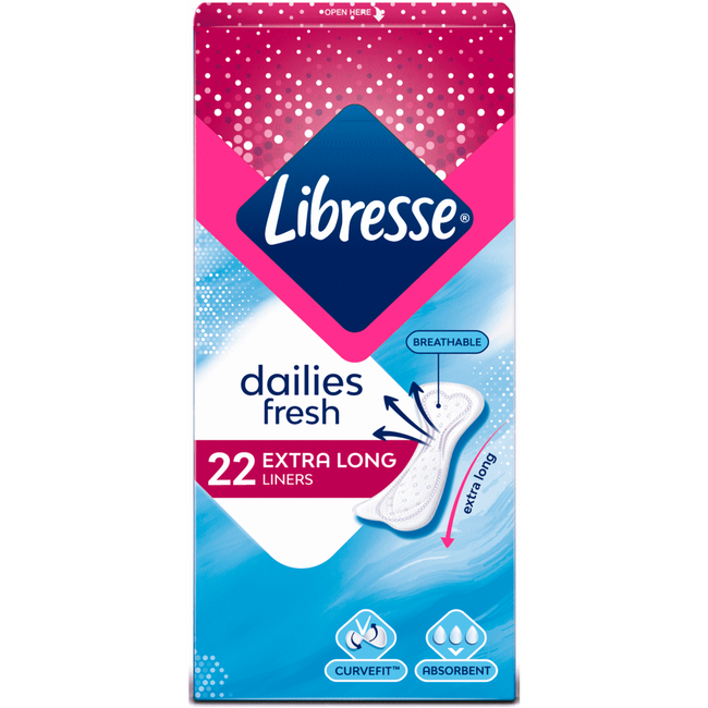 Libresse Extra Long 22 pieces Panty liners