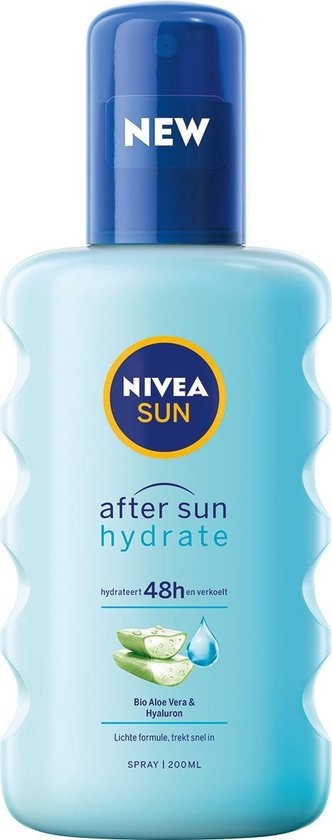 NIVEA SUN After Sun Feuchtigkeitsspendendes Beruhigungsspray - 200 ml - Kappe fehlt