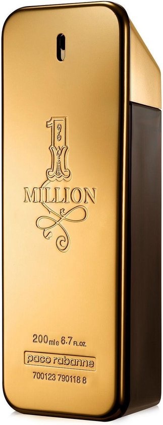 Paco Rabanne 1 Million 200 ml - Eau de Toilette Parfum Homme - L'emballage manque