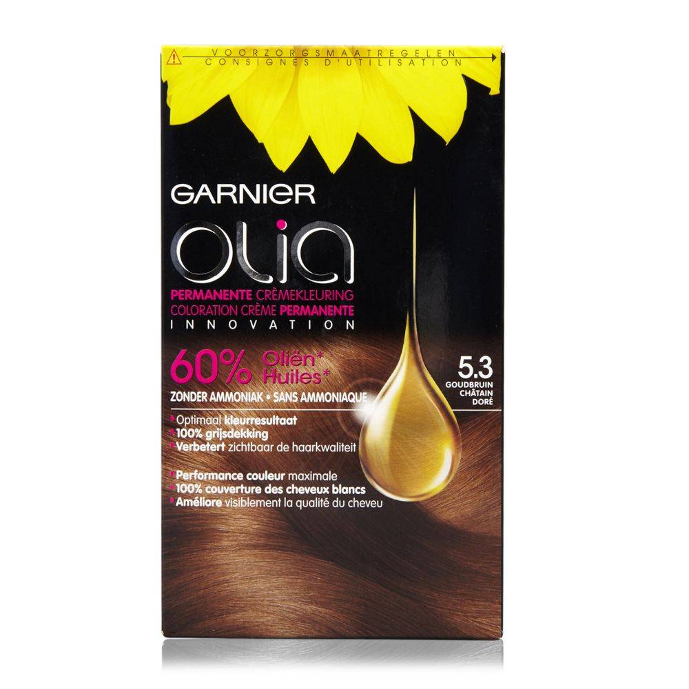 Garnier Olia Hair dye -5.3 - Châtain clair doré - Emballage endommagé