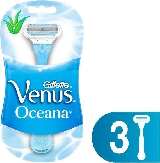 Gillette Venus Oceana - 3 pièces - Rasoirs jetables