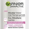 Garnier Skinactive Face SkinActive Micellar Water mit Reinigungsmilch - Trockene, empfindliche Haut - 400 ml