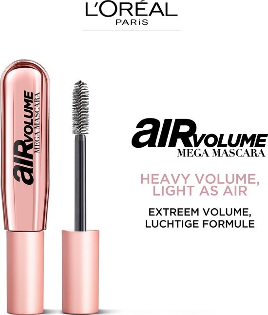 L'Oréal Paris Air Mega Volume Mascara - 01 Black - 9,4 ml