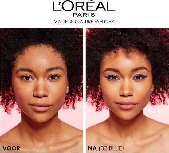 L'Oréal Paris Matte Signature Eyeliner de Superliner - Eyeliner liquide mat - Imperméable - 03 Brown Signature - Marron