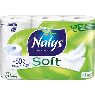 Nalys Toilet paper Soft Maxi 2-ply - 6 rolls of 210 sheets