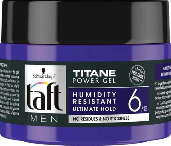 Schwarzkopf Taft Männer Power Gel Titane Hold 6 - 250ml