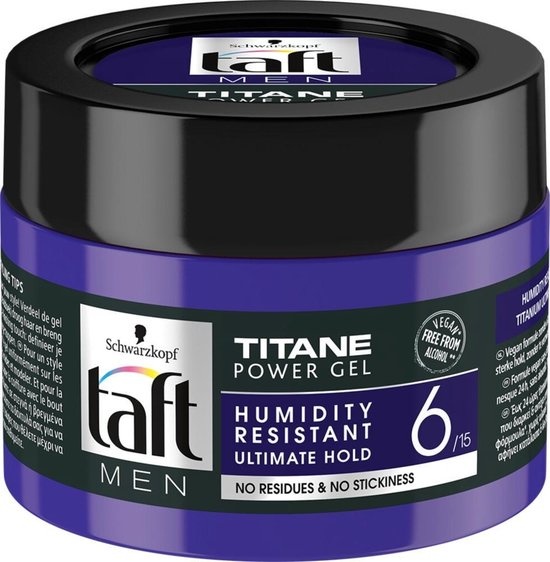 Schwarzkopf Taft Men Power Gel Titane Hold 6 - 250 ml