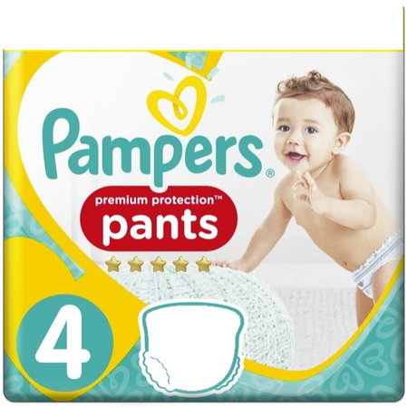 Pampers Harmony / Pure Nappy Pants Taille 4 (9-15kg) 116 Pantalons à couches  - Onlinevoordeelshop