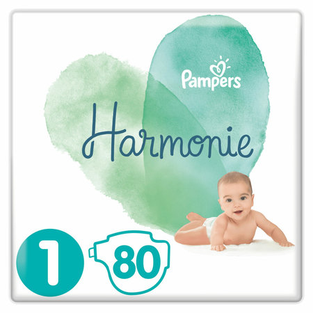 COUCHES PAMPERS HARMONIE 80 TAILLE 3 DE 6-10KG