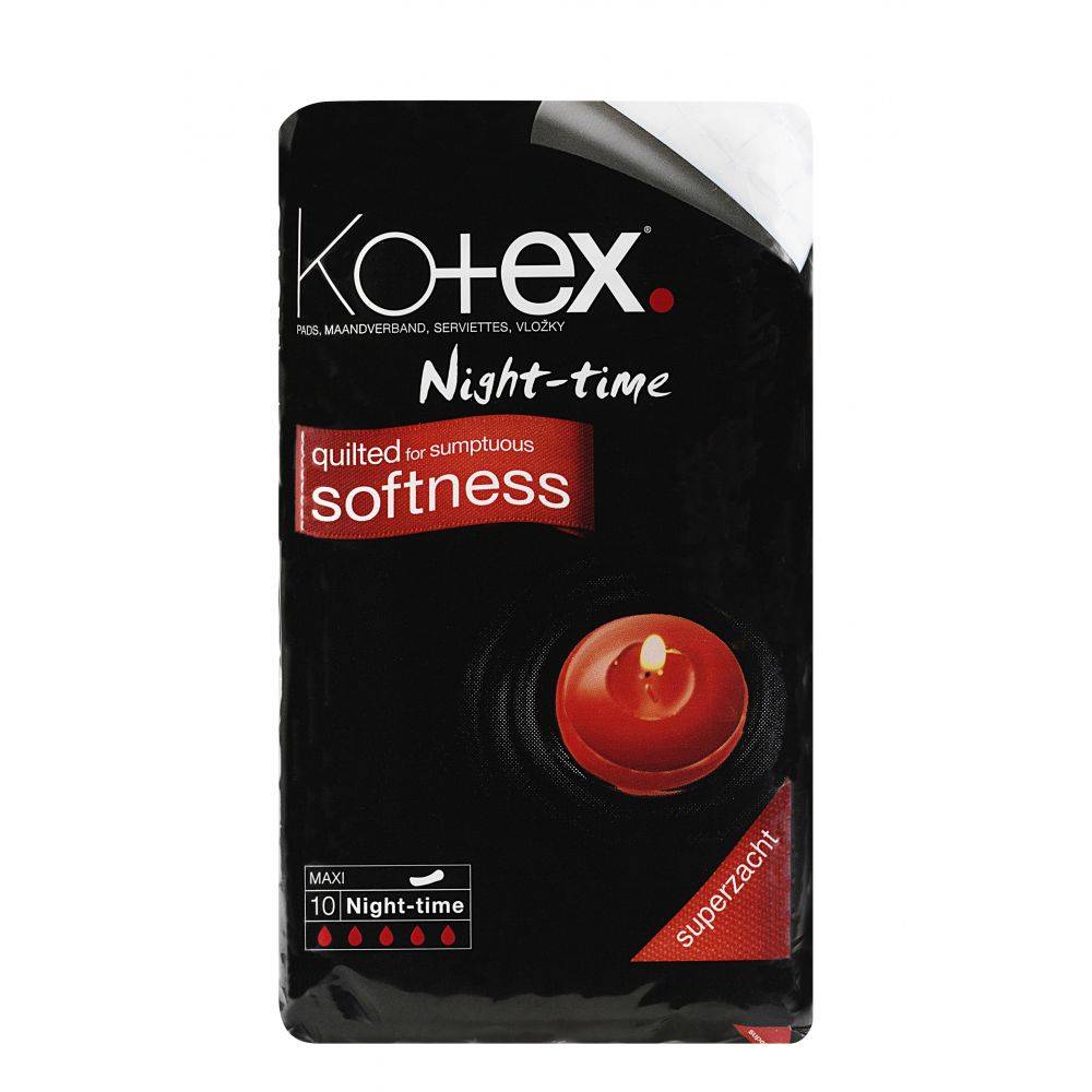 Kotex Maxi Nacht 10 stuks - Verpakking beschadigd