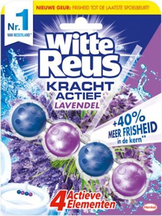 Witte Reus Kracht Active Lavender - bloc sanitaire 50gr