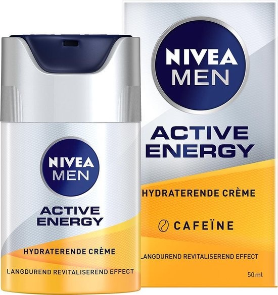 NIVEA MEN Active Energy - 50 ml - Feuchtigkeitsspendende Gesichtscreme