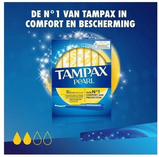 Tampax Pearl Compact reguläre 18 Stück