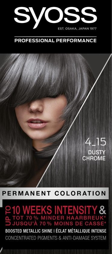 SYOSS Color Baseline 4-15 Dusty Chrome - haarverf