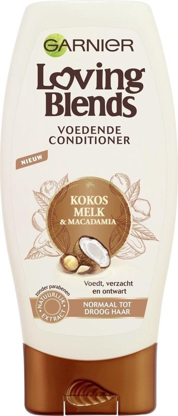 Garnier- Loving Blends Après-Shampoing Lait de Coco et Macadamia 200 ml