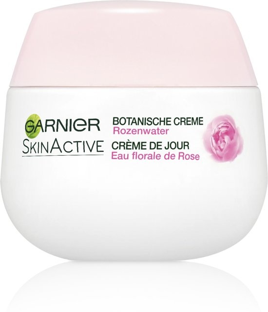 Garnier SkinActive Botanische Dagcrème Rozenwater - 50 ml - Droge en Gevoelige Huid - Verpakking beschadigd