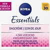 NIVEA Essentials Crème de Jour Nourrissante Peaux Sèches SPF30 - 50ml - Emballage endommagé