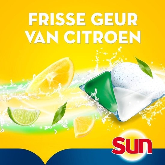 Sun Optimum All-in 1 Dishwashing Capsules Lemon 18 capsules