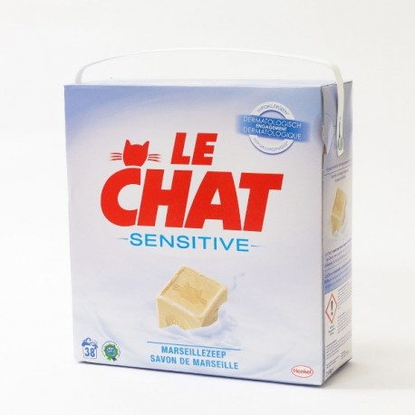 Upc Le Chat Le Chat Sensitives Waschpulver 38 Waschen Verpackung Beschadigt