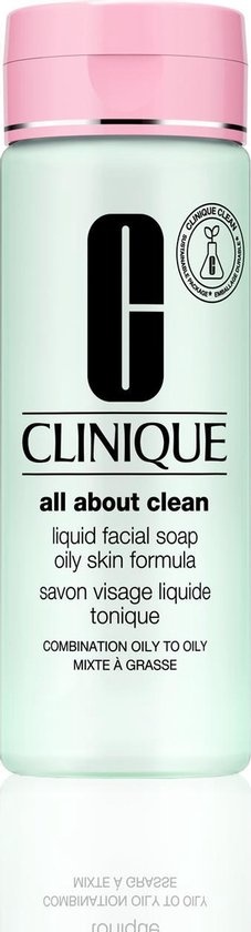 Clinique Liquid Facial Soap Facial Cleanser Oily Combination - 200 ml