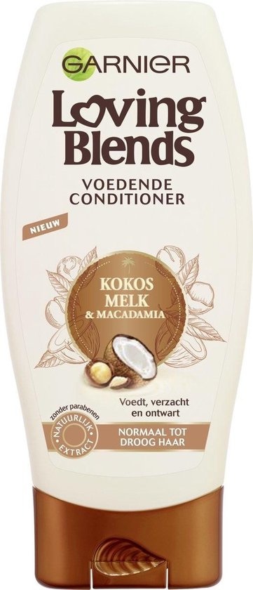 Garnier Loving Blends Après-shampoing unisexe - Lait de coco et macademia250 ml