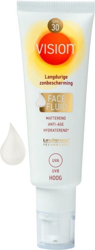 Vision Gesichtsflüssigkeit - Sonnenschutz - Lichtschutzfaktor 30 - 50 ml