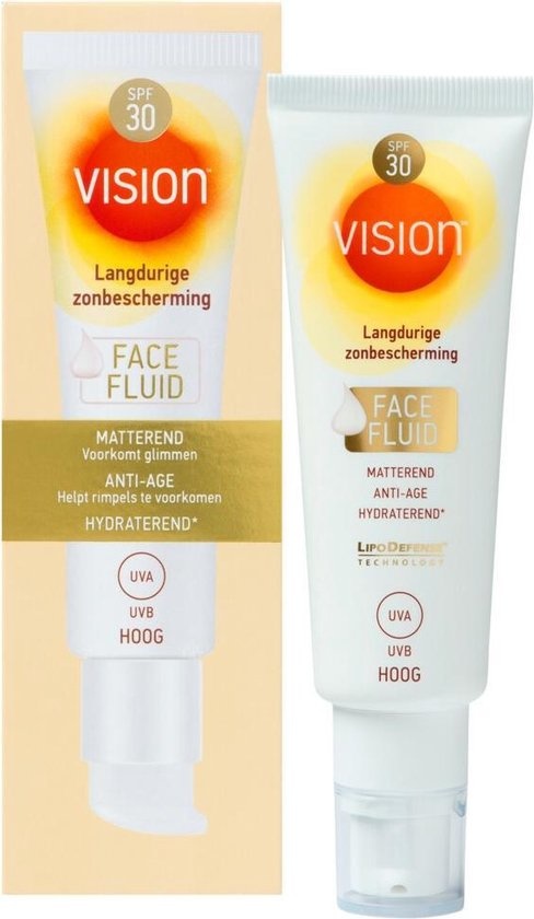 Vision Gesichtsflüssigkeit - Sonnenschutz - Lichtschutzfaktor 30 - 50 ml