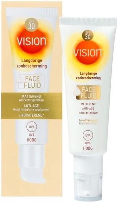 Vision Gesichtsflüssigkeit - Sonnenschutz - Lichtschutzfaktor 30 - 50 ml