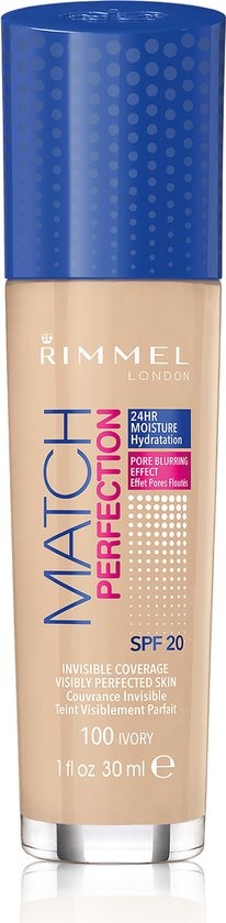 Rimmel London Match Perfection Foundation – 100 Elfenbein – Beige