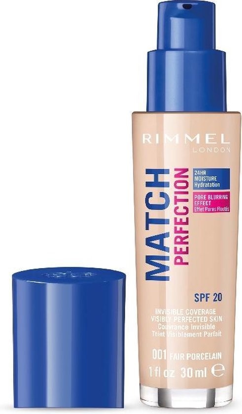 Rimmel London Match Perfection Foundation - 001 Leichtes Elfenbein