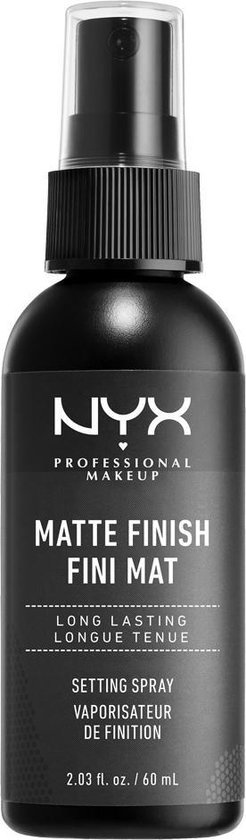 NYX Professional Makeup Spray Fixateur - Spray Visage Fini Mat - 60ml