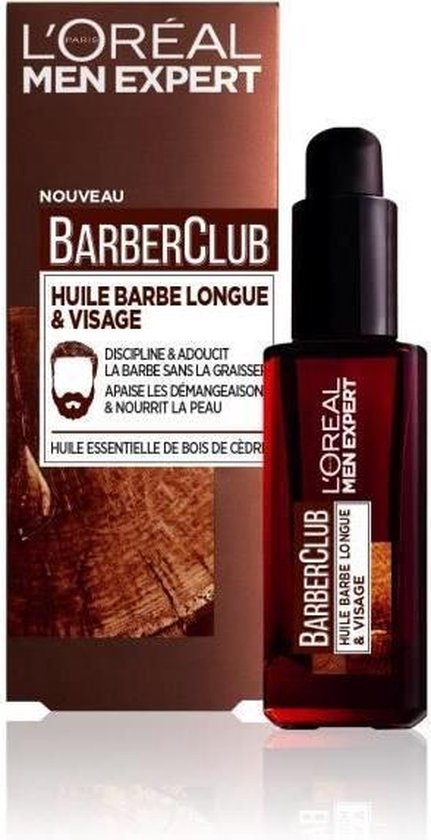 L’Oréal Paris Men Expert Barber Club Baardolie voor baard, snor & gezicht - 30 ml