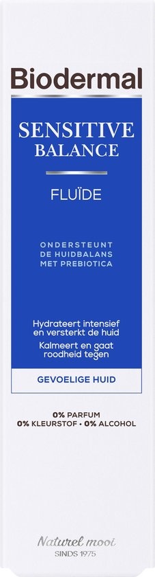 Biodermal Sensitive Balance Fluïde – Dagcreme met hyaluronzuur voor de gevoelige huid - 50ml