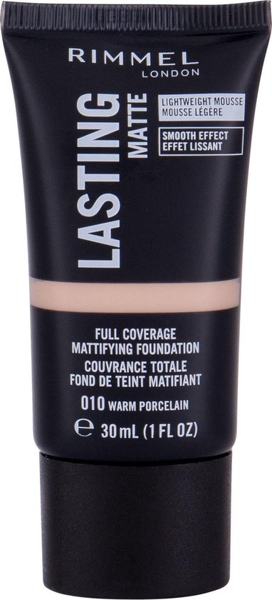 Rimmel London Lasting Matte Warm Porcelain 010 Foundation