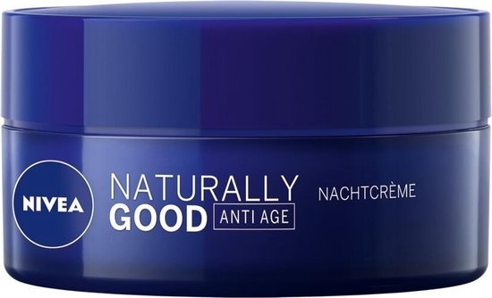 NIVEA Naturally Good Anti - Rimple Anti-Age Night Cream - 50ml - Emballage endommagé