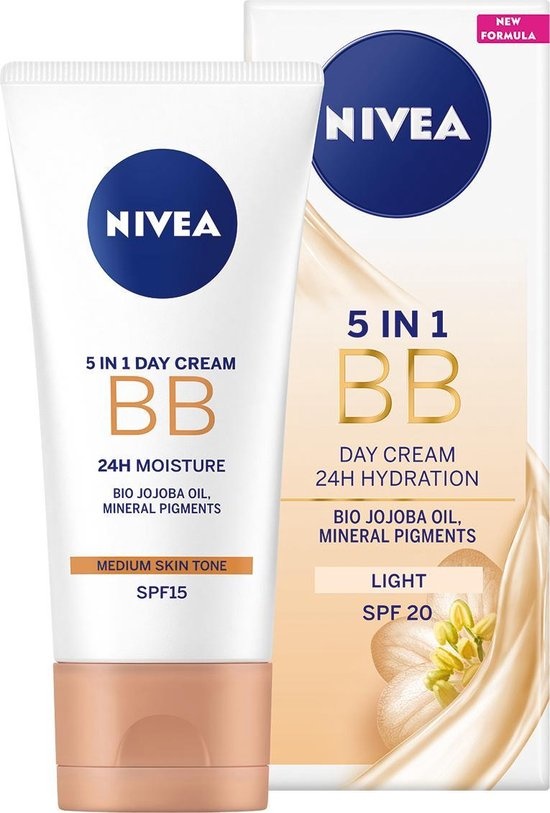 NIVEA Essentials BB Cream Medium SPF 15 - 50 ml Tagescreme - Verpackung beschädigt