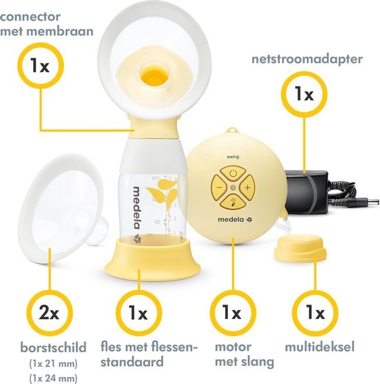 Medela Swing Flex - Enkel Elektrische Borstkolf - Verpakking beschadigd